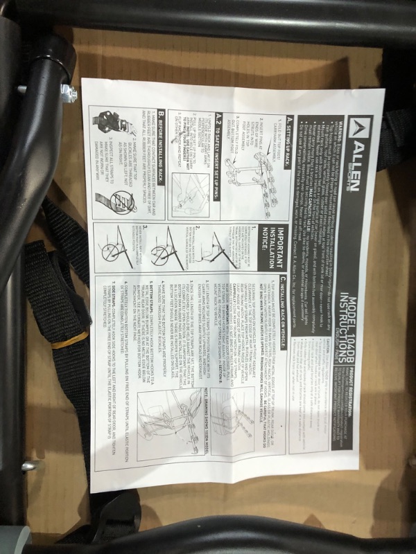Photo 1 of DELUXE TRUNK MOUNTED BIKE RACK 4-bike Black