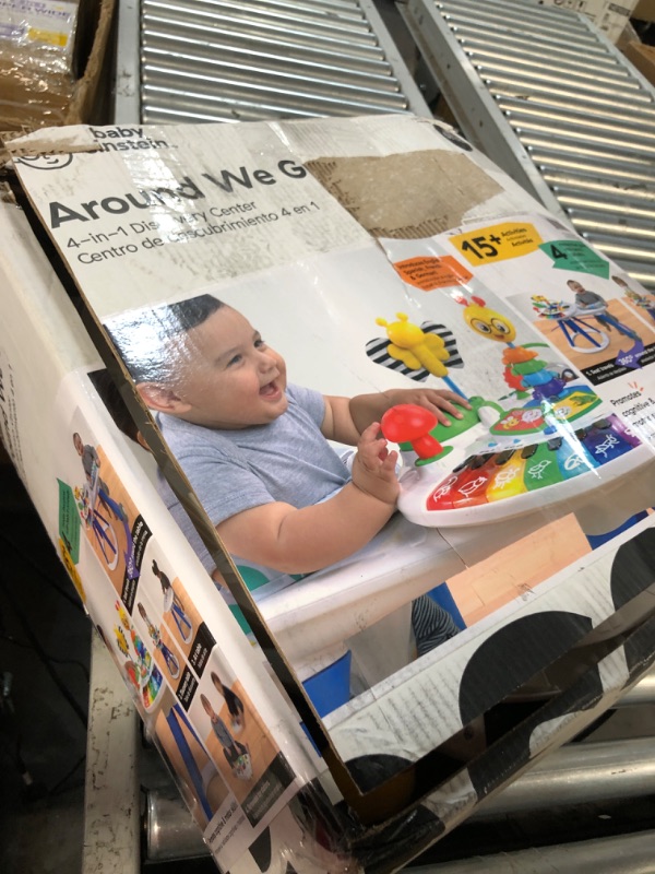 Photo 3 of Baby Einstein Around We Grow 4-in-1 Walker, Discovery Activity Center and Table, Age 6 Months and up
