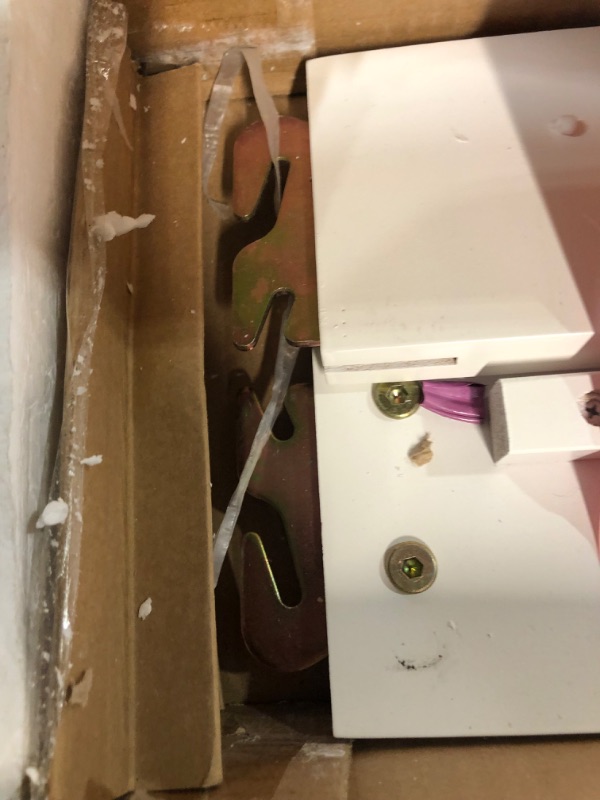 Photo 1 of ***NOT FUNCTIONAL - NONREFUNDABLE - FOR PARTS - SEE NOTES***
Atlantic Furniture AR8822112 Richmond Platform Bed with 2 Urban Bed Drawers, Twin, White