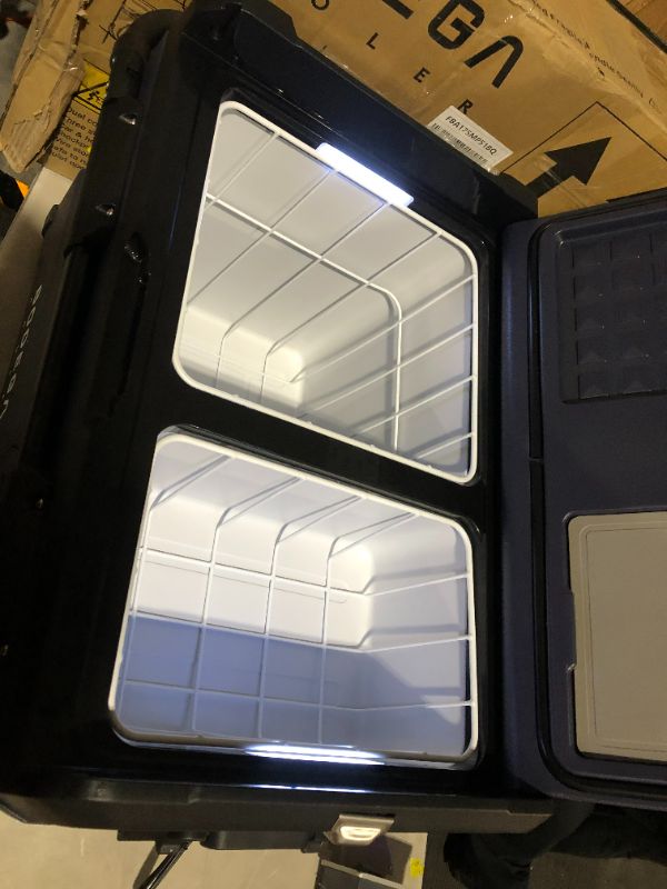Photo 1 of ***BATTERY MISSING - POWERS ON - SEE NOTES**
BODEGACOOLER 12 Volt Car Refrigerator, RV Car Fridge Dual Zone APP Control, 37 Quart 