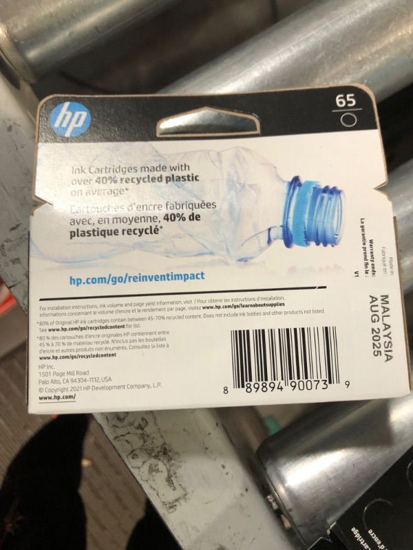 Photo 1 of HP 65 Black Ink