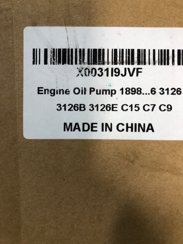 Photo 4 of ENGINE OIL PUMP 3126E C15 C7 C9 