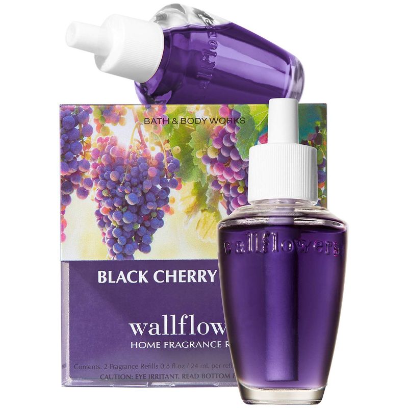 Photo 1 of 2 PACKS Bath and Body Works New Look! Black Cherry Merlot Wallflowers 2-Pack Refills