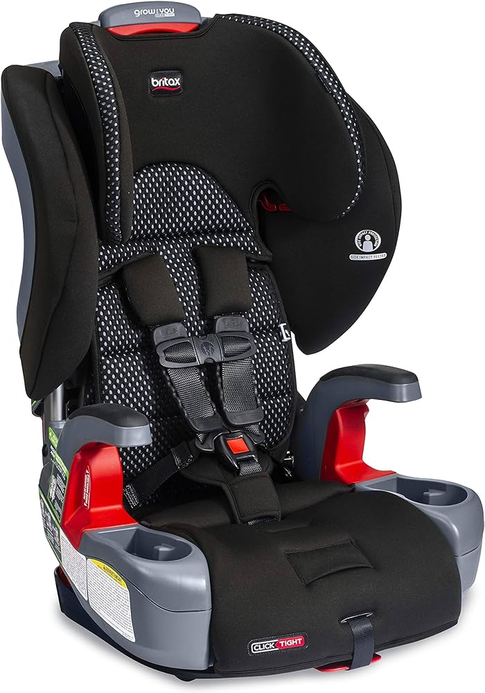 Photo 1 of Britax Grow with You ClickTight Harness-2-Booster Car Seat, Cool Flow Gray