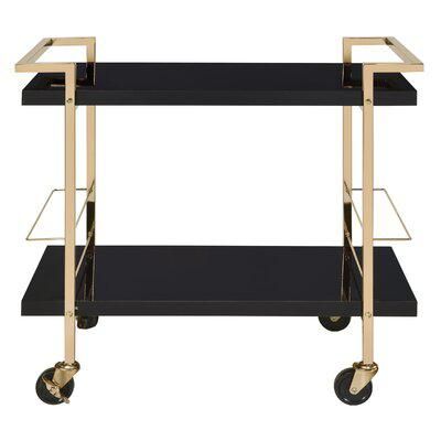 Photo 1 of *MINOR DAMAGE*
Alios Serving Cart with Gold Frame