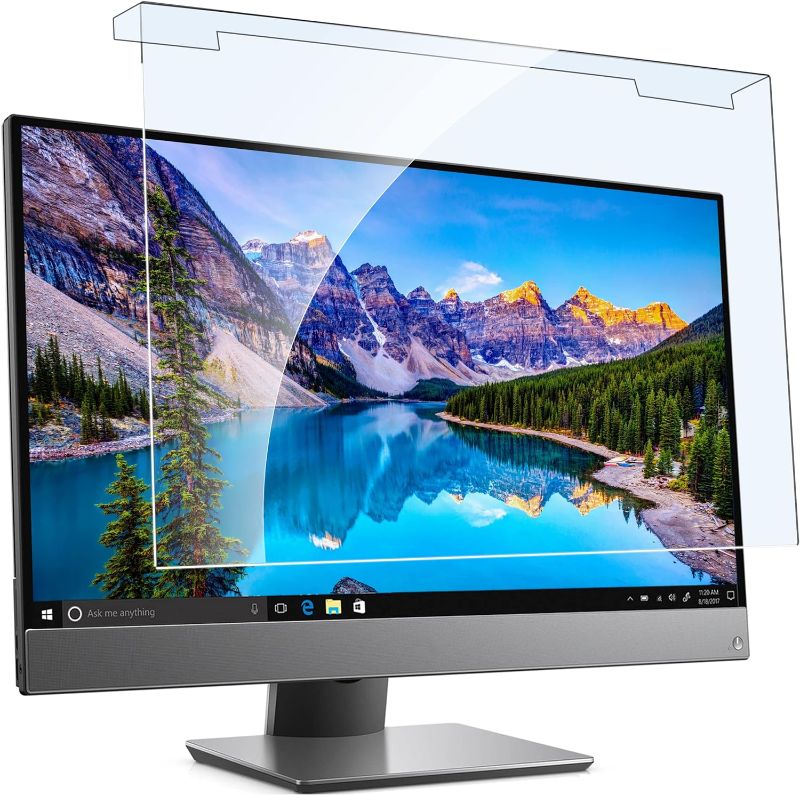 Photo 1 of ZYY Blue Screen Protector For Computer 23.6, 23.8, 24 Inch (DIAGONAL Excluded Frame), Anti UV Computer Screen Protector For Eyes Strain, Widescreen Blue