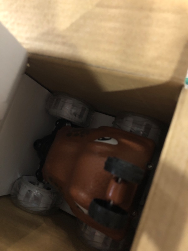 Photo 5 of Kizeefun Remote Control Car, Dinosaur RC Stunt Car Invincible 360°Rolling Twister with Colorful Lights & Music Switch, Rechargeable RC Car for Toddlers, Kids, Boys and Girls (Brown)