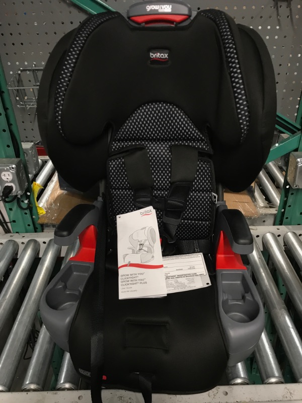 Photo 2 of Britax Grow with You ClickTight Harness-2-Booster Car Seat, Cool Flow Gray ClickTight Cool Flow Gray