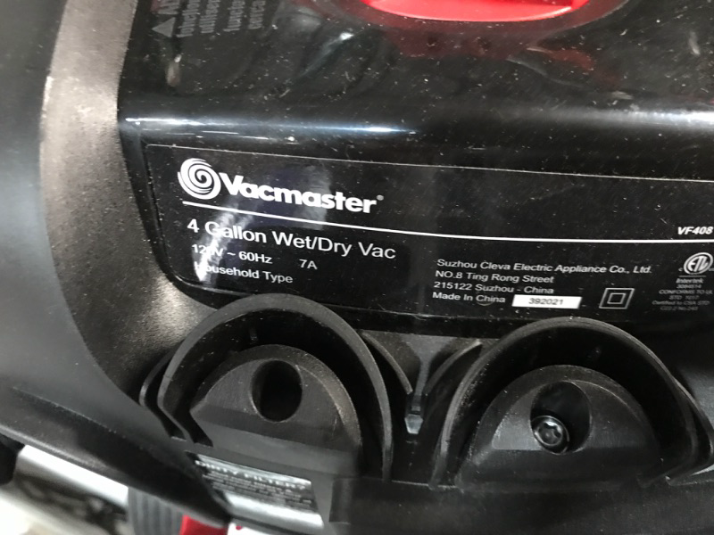 Photo 4 of * used * incomplete * see images * 
Vacmaster 4 Gallon 5 Peak HP Wet Dry Shop Vacuum