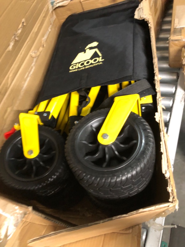 Photo 1 of GICOOL Collapsible Heavy Duty Beach Wagon 