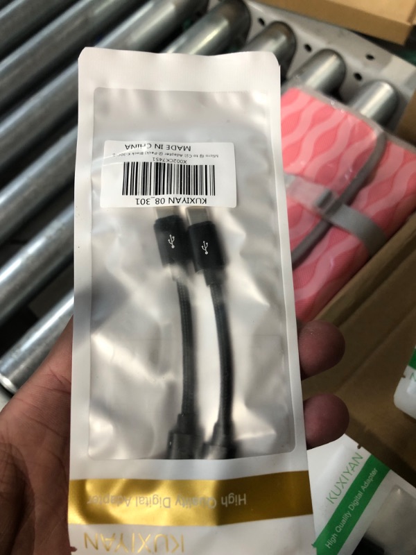 Photo 2 of Micro USB to USB C Adapter,(2-Pack) Micro USB Female to USB Type C Male Convert Connector