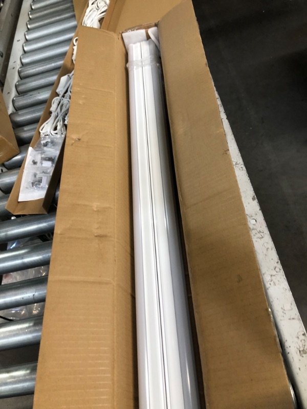 Photo 1 of (6 Pack) SUNLINKCO 4FT T5 LED Integrated Fixture, 6500K,20W,2300LM(Super Bright White) Linkable LED Shop 