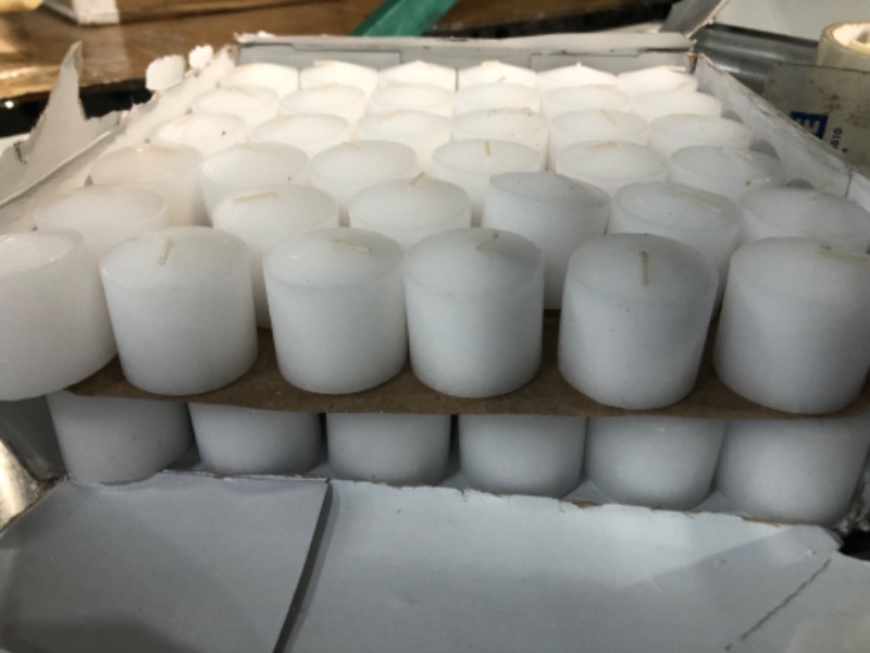 Photo 3 of  White Candles - Box of 72 Unscented Candles