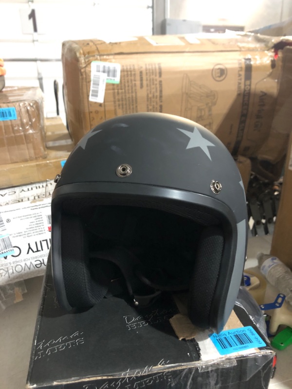 Photo 5 of **NON REFUNDABLE NO RETURNS SOLD AS IS*******
Daytona Helmets Half Skull Cap Motorcycle Helmet – DOT Approved *captain america size: L