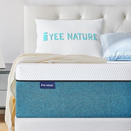 Photo 1 of *MINOR STAINS SEE NOTES*
IYEE NATURE Twin Mattress 8 inch Memory Foam