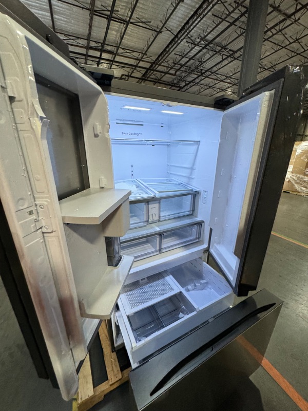 Photo 13 of ****SOLD AS IS ****NON REFUNDABLE*** 
 Bespoke 3-Door French Door Refrigerator (30 cu. ft.) with Beverage Center™ in Stainless Steel