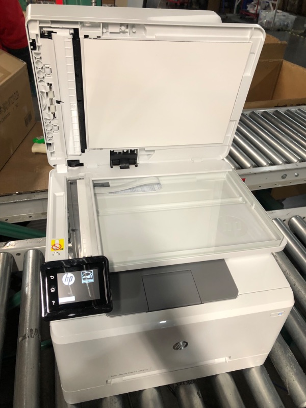 Photo 2 of **NONREFUNDABLE**FOR PARTS OR REPAIR**SEE NOTES**
HP Color LaserJet Pro M283fdw Wireless All-in-One Laser Printer, Remote Mobile Print, Scan & Copy, Duplex Printing, Works with Alexa (7KW75A), White