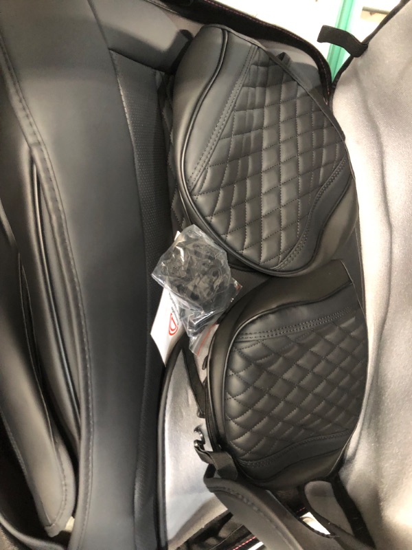 Photo 5 of **USED BUT APPEARS NEW**  Coverado Leather Seat Covers Universal Fit Most Sedans, SUVs and Trucks, Black Black FullSet