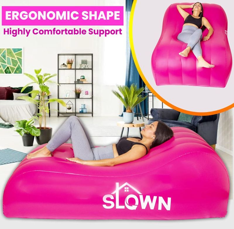 Photo 1 of **SEE NOTES**  Slown BBL Bed - Inflatable BBL Mattress with Hole After Surgery for Butt Sleeping, Brazilian Butt Lift Recovery, BBL Bed with Hole with Built-in Electric Air Pump, Neck Pillow and Urination Device