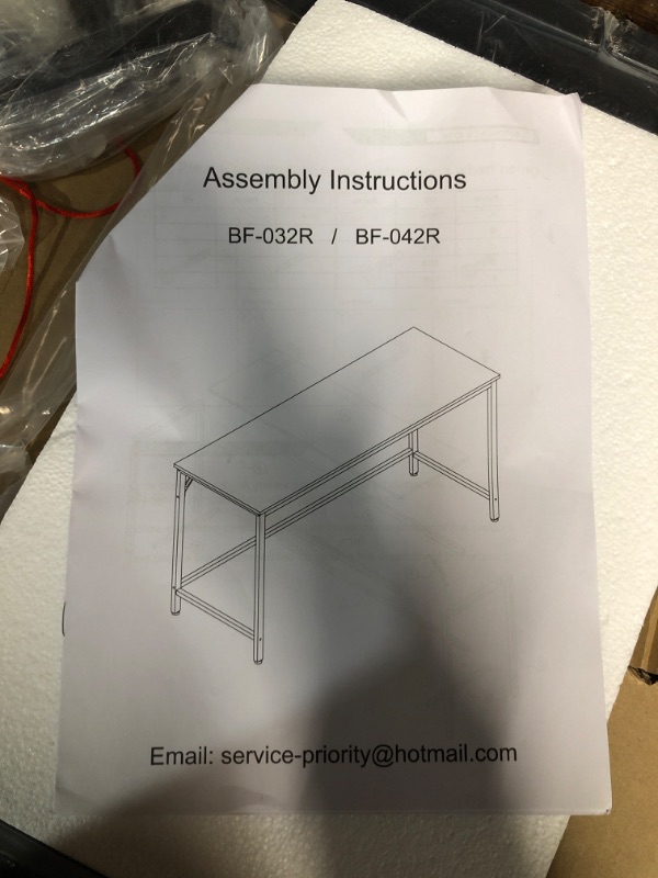 Photo 1 of DAMAGED - MEDIUM SIZE OFFICE DESK