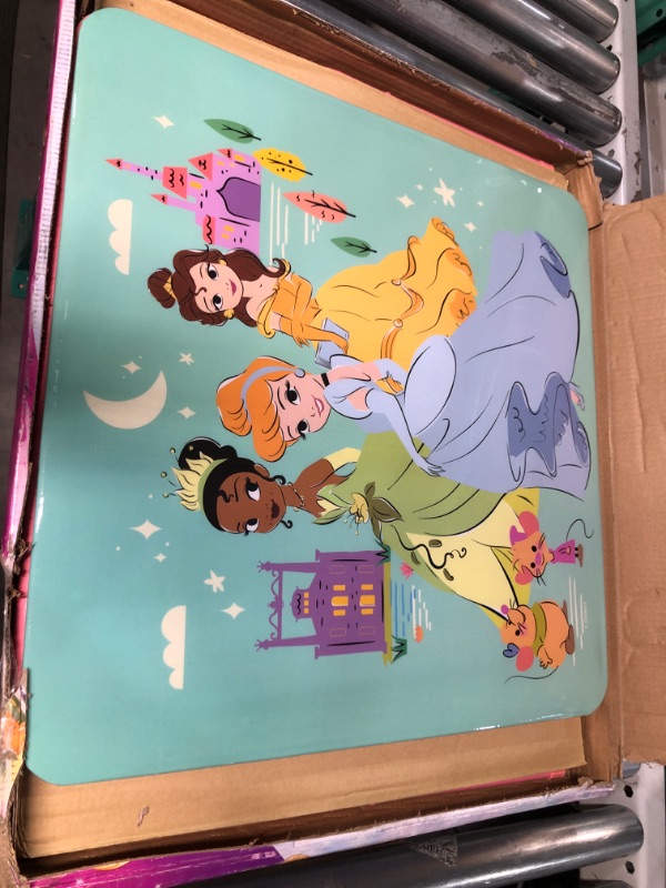 Photo 2 of DISNEY PRINCESS FOLDABLE ART TABLE WITH CHAIRS - BELLE, TIANNA, CINDERELLA