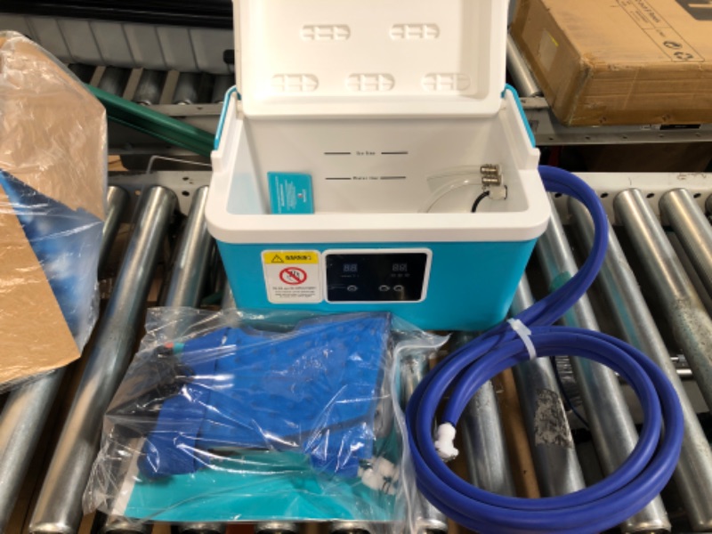 Photo 2 of ***LEAKS - HAS A HOLE IN IT***
Cold Therapy Machine — Cryotherapy Freeze Kit System — for Post-Surgery Care, ACL, MCL, Swelling, Sprains, and Other Injuries