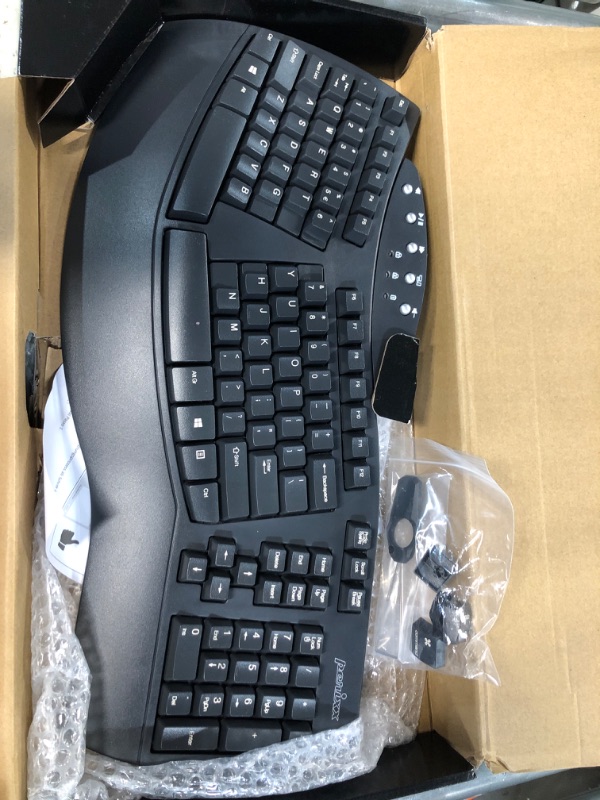 Photo 2 of Wireless Ergonomic Keyboard with Gel Wrist Rest Bundle