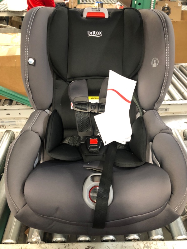 Photo 2 of **USED BUT APPEARS NEW**  Britax Marathon Clicktight Convertible Car Seat, Mod Black SafeWash