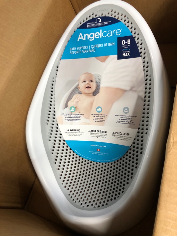 Photo 2 of Angelcare Baby Bath Support (Grey) | Ideal for Babies Less than 6 Months Old