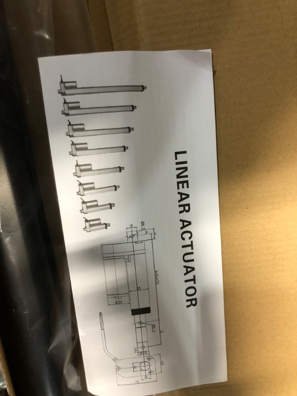 Photo 2 of VEVOR Electric Actuator 20 Inches Electric Cylinder 12V Actuator Electric Actuators 900N Heavy Duty Actuators with Mounting Bracket 