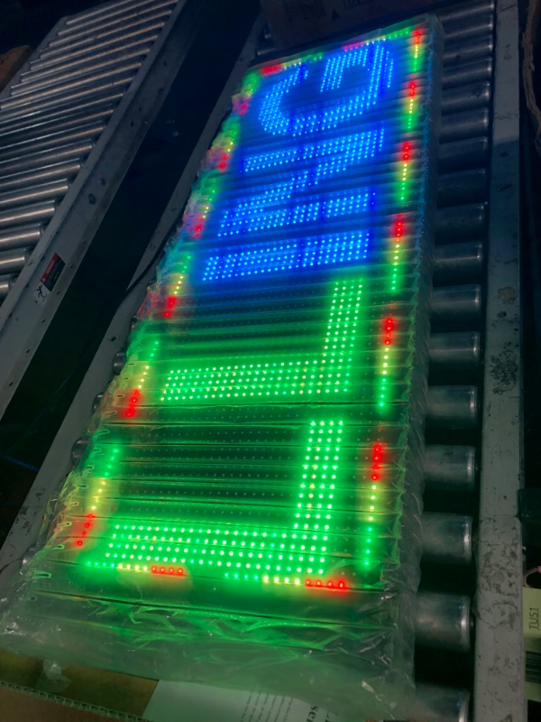 Photo 1 of DS ledsign LED Sign P10 Outdoor 39" x 14" with High Resolution Programmable LED Scrolling Sign Display and Perfect Solution for Advertising 39"x14"
