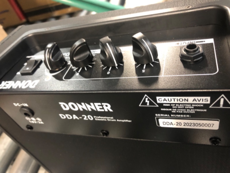 Photo 5 of **NON REFUNDABLE NO RETURNS SOLD AS IS***************
**PARTS ONLY** **
**PARTS** **SEE CLERK NOTES** Donner Mini Electric Drum Amp 20W Wireless Electronic