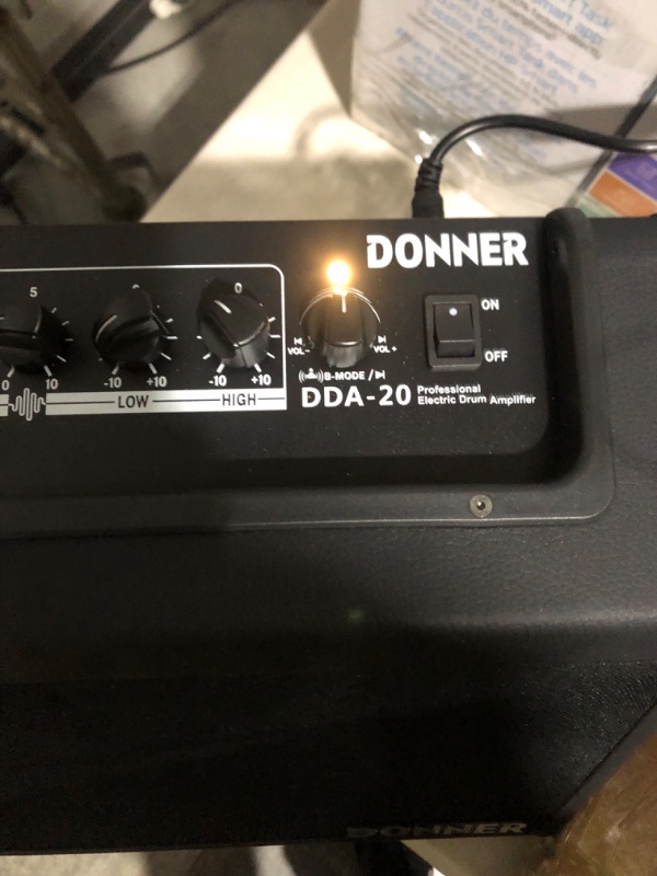 Photo 4 of **NON REFUNDABLE NO RETURNS SOLD AS IS***************
**PARTS ONLY** **
**PARTS** **SEE CLERK NOTES** Donner Mini Electric Drum Amp 20W Wireless Electronic