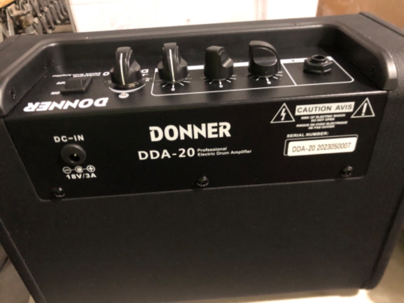 Photo 9 of **NON REFUNDABLE NO RETURNS SOLD AS IS***************
**PARTS ONLY** **
**PARTS** **SEE CLERK NOTES** Donner Mini Electric Drum Amp 20W Wireless Electronic