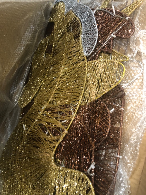 Photo 1 of ***USED - GLITTER COMING OFF***
VINGLI Lighted Outdoor Nativity Scene, 6ft Brown