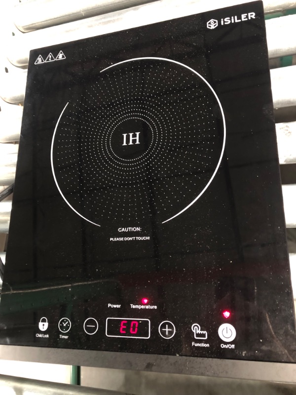 Photo 1 of **ERROR E0, FOR REPAIR ONLY** Portable Induction Cooktop