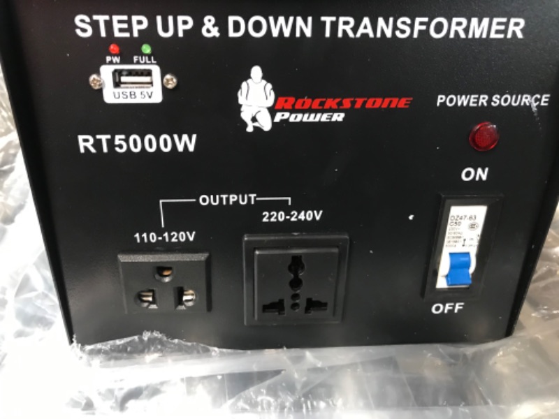 Photo 6 of ROCKSTONE POWER 5000 Watt Voltage Converter Transformer