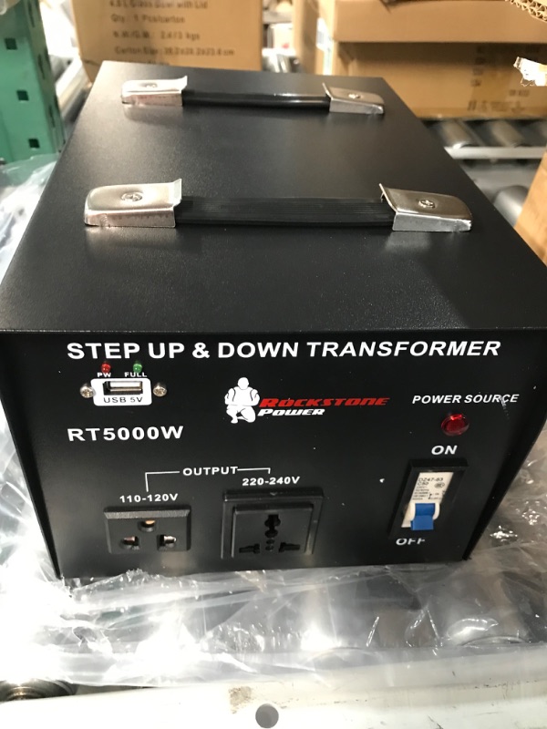 Photo 4 of ROCKSTONE POWER 5000 Watt Voltage Converter Transformer