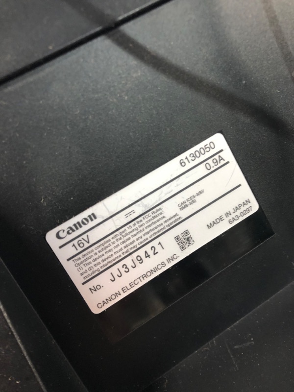 Photo 2 of **USED**Canon ImageFORMULA DR-C225 II Office Document Scanner, Black - 3258C002