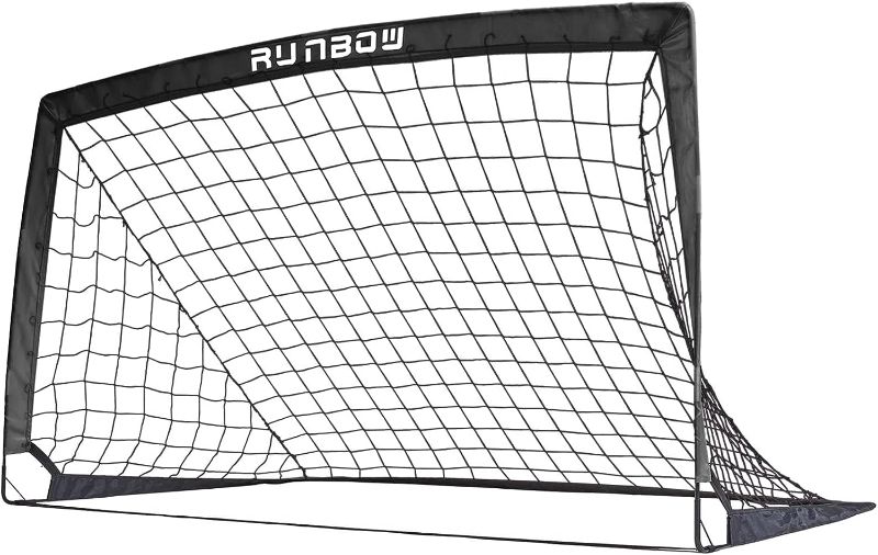 Photo 1 of **Stock photo for reference** Portable folding soccer net with blow up ball