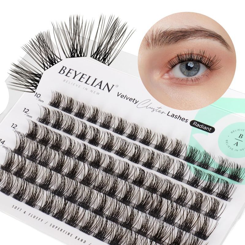 Photo 1 of BEYELIAN Lash Clusters 72 Pcs 10-16mm Individual Cluster Lashes (2pack)