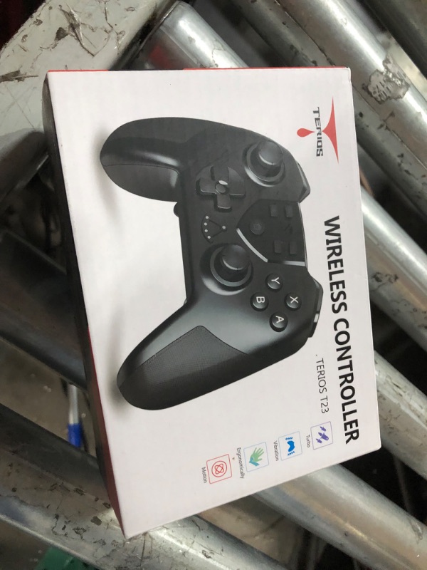 Photo 2 of TERIOS Wireless Pro Controller Compatible with Nintendo Switch,Switch Lite Black