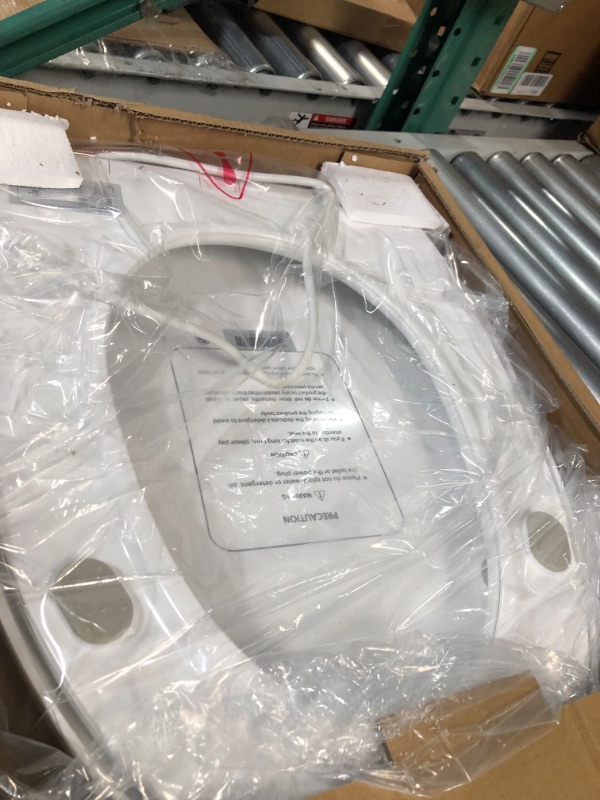 Photo 1 of SUPERFLO Heated Toilet Seat Elongated Smart Toilet Seat with Led Nightlight & Temperature Adjustable Electric Toilet Seat