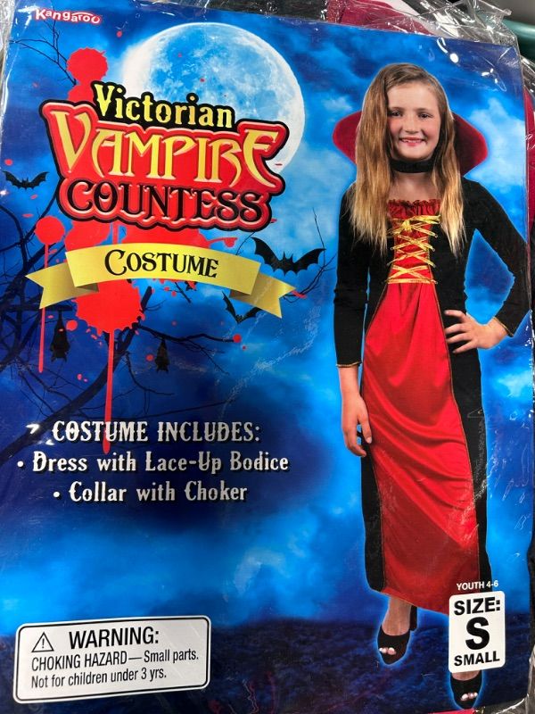 Photo 2 of Kangaroo Halloween Costumes for Kids I Dress Up Victorian Vampire Costume Size SMALL