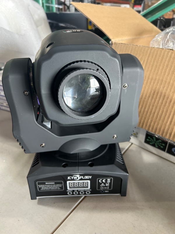 Photo 4 of **UNABLE TO TEST** Stage Lights Moving Head Lights, Seven Stars 35W LED Spotlights DMX 512 with Sound Activated Equipment, (2 Pack)