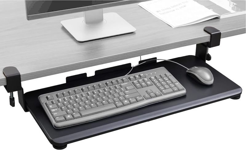 Photo 1 of Vaydeer Ergonomic Desk Extender for Keyboard Foldable Keyboard Tray Desk Organizer