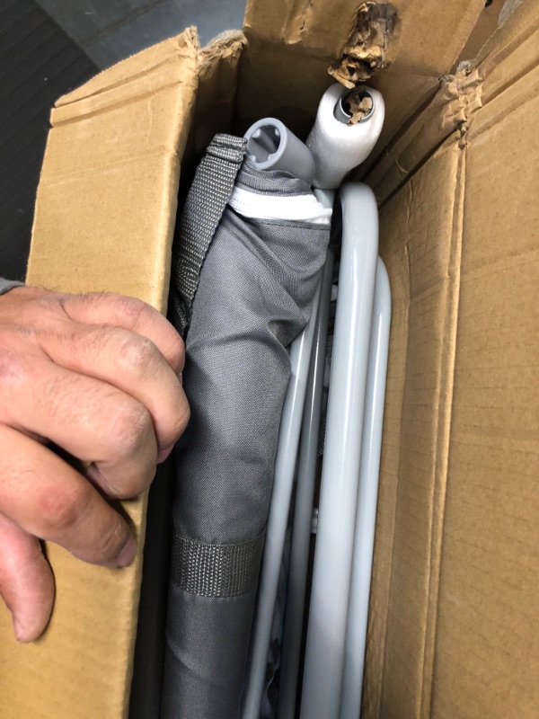 Photo 1 of EGREE Baby Changing Table Portable Folding Diaper Changing Station with Wheels, Adjustable Height Mobile Nursery Organizer with Safety Belt and Large Storage Racks for Newborn Baby and Infant, Gray Grey