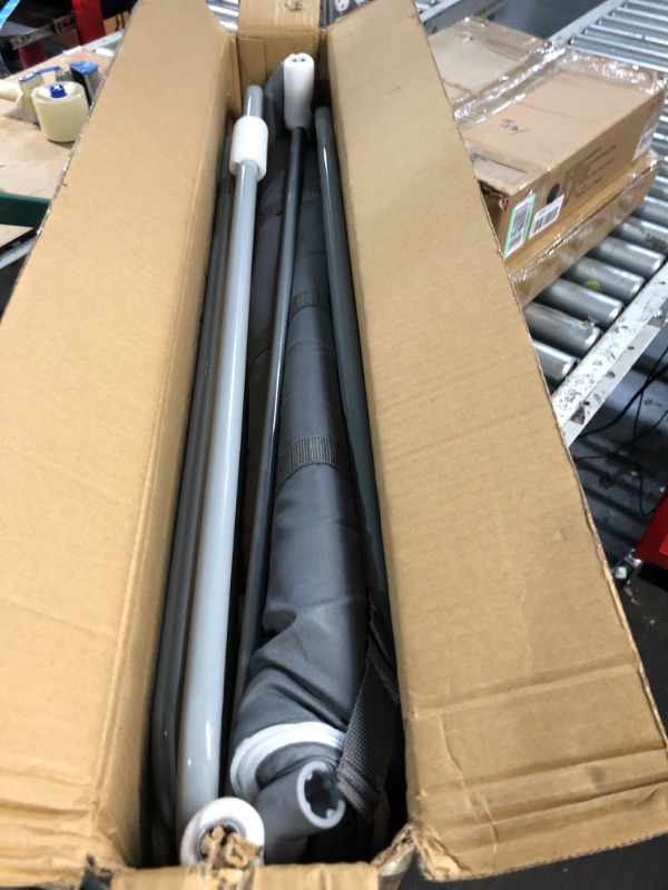 Photo 1 of EGREE Baby Changing Table Portable Folding Diaper Changing Station with Wheels, Adjustable Height Mobile Nursery Organizer with Safety Belt and Large Storage Racks for Newborn Baby and Infant, Gray Grey