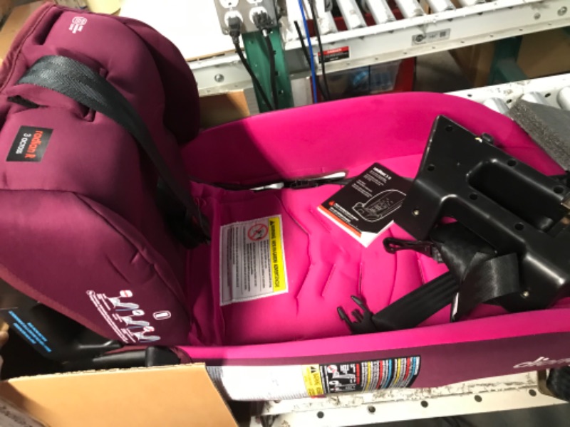 Photo 2 of Diono Radian 3R, 3-in-1 Convertible Car Seat, Rear Facing & Forward Facing, 10 Years 1 Car Seat, Slim Fit 3 Across, Pink Blossom Radian 3R Fits 3 Across Pink Blossom