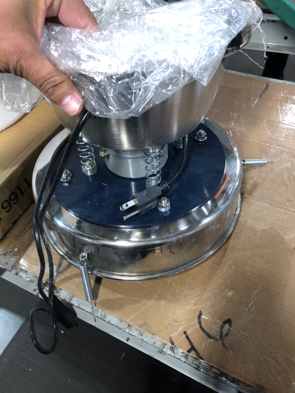 Photo 4 of Flour Sifter,60 Mesh Electric Sieve Shaker/Automatic Vibrating Sieve Machine/Food Industrial Stainless Steel Sifter for Granule Powder Grain